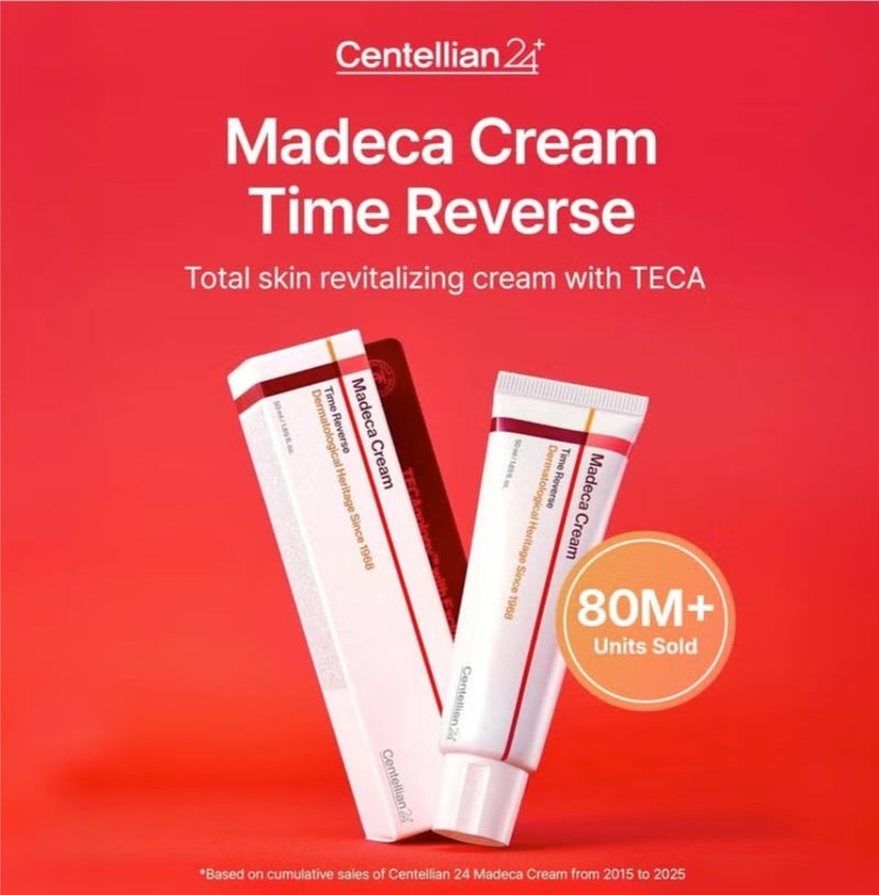 CENTELLIAN 24 Madeca Cream Time Reverse (1.69fl oz) - Advanced Fast-Absorbing & Nourishing, Hydrates, Firms & Reduces Wrinkles, Low Irritation, Korean Skin Care Centella Asiatica, Collagen - Image 2